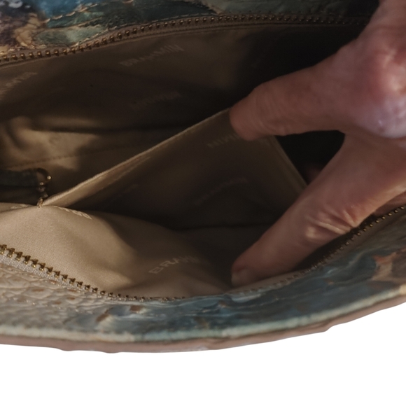 Brahmin Multicolor Crocodile Embossed Women´s Bag...